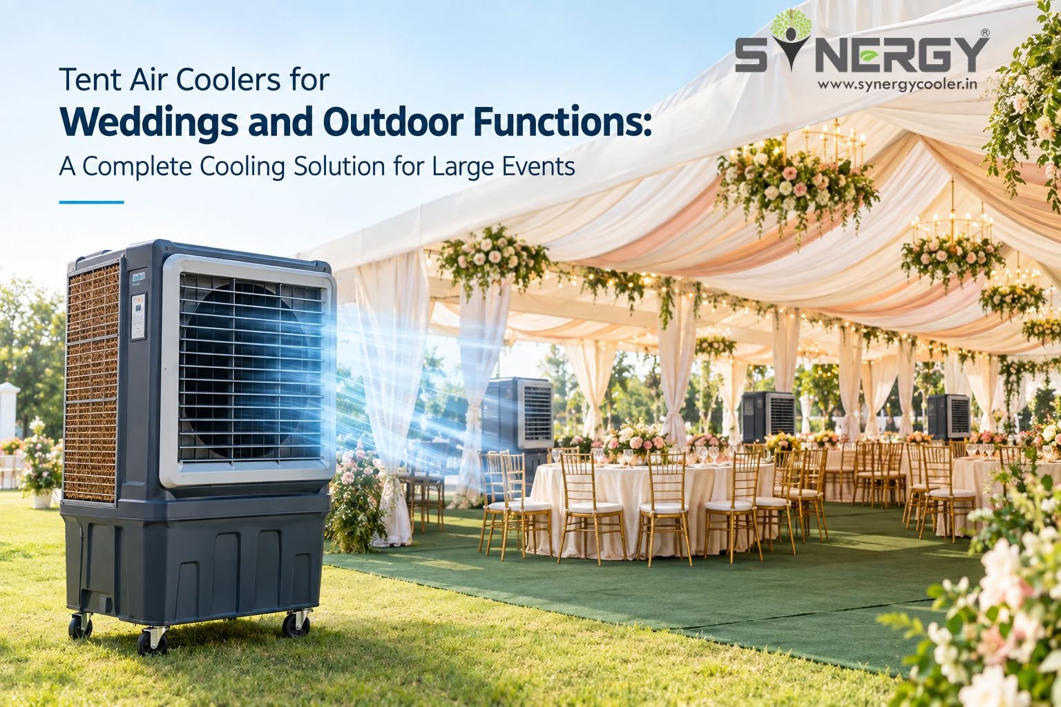 Tent Air Coolers for Weddings and Outdoor Functions